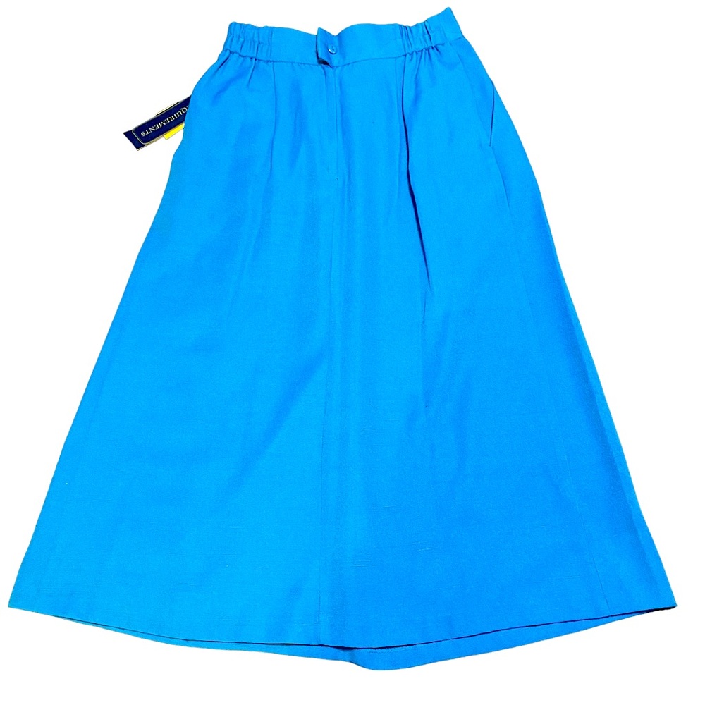 NWT Vintage A-Line Skirt | Size 12 | Sky Blue | 1980’s